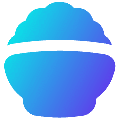 Rice Bowl Icon from Flex Gradient Set