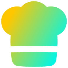 Chef Toque Hat Icon from Flex Gradient Set