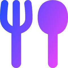 Fork Spoon Icon from Flex Gradient Set