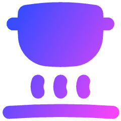 Induction Pot Icon from Flex Gradient Set