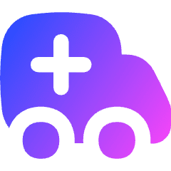 Ambulance Icon from Flex Gradient Set