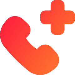Emergency Call Icon from Flex Gradient Set