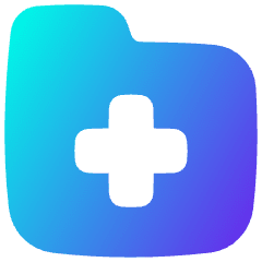 Medical Folder Icon from Flex Gradient Set
