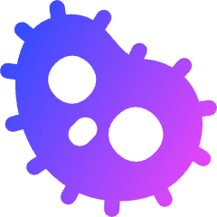 Bacteria Virus Cells Biology Icon from Flex Gradient Set
