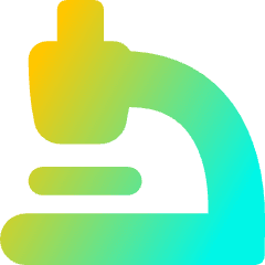 Microscope Observation Sciene Icon from Flex Gradient Set