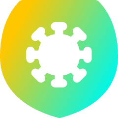 Virus Immunity Icon from Flex Gradient Set