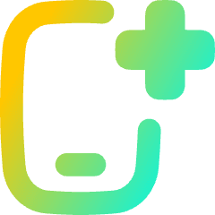 Online Medical App Checkup Service Icon from Flex Gradient Set
