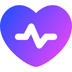 Heart Rate Pulse Graph Icon from Flex Gradient Set