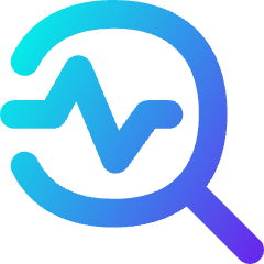 Heart Rate Search Icon from Flex Gradient Set