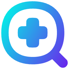 Medical Search Diagnosis Icon from Flex Gradient Set
