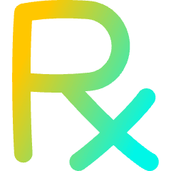 Prescription Pills Drugs Healthcare Icon from Flex Gradient Set