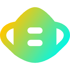Flu Mask Icon from Flex Gradient Set