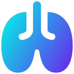 Lungs Icon from Flex Gradient Set