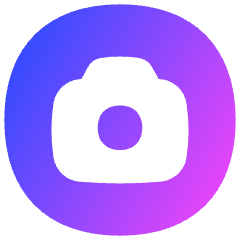 Camera Circle Icon from Flex Gradient Set
