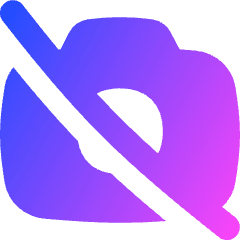 Camera Disabled Icon from Flex Gradient Set