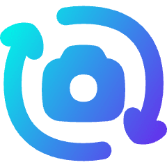 Camera Flip 1 Icon from Flex Gradient Set