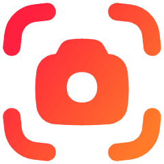 Camera Mode Photo Icon from Flex Gradient Set
