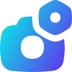 Camera Setting Bolt Nut Icon from Flex Gradient Set