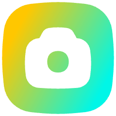 Camera Square Icon from Flex Gradient Set