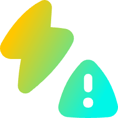 Flash Warning Icon from Flex Gradient Set