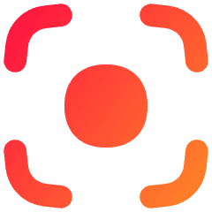 Focus Center Icon from Flex Gradient Set