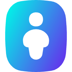 Portrait Setting Icon from Flex Gradient Set