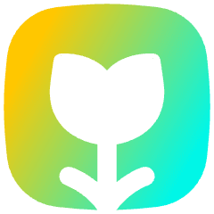 Flower Icon from Flex Gradient Set