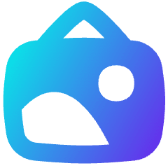 Landscape Frame Icon from Flex Gradient Set