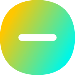 Subtract Circle Icon from Flex Gradient Set