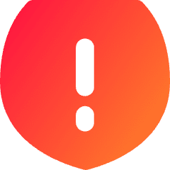 Warning Shield Icon from Flex Gradient Set