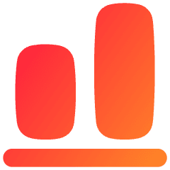 Align Bottom 1 Icon from Flex Gradient Set
