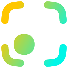 Align Bottom Left Frame Circle Icon from Flex Gradient Set
