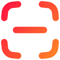 Align Center Horizontal Frame Icon from Flex Gradient Set