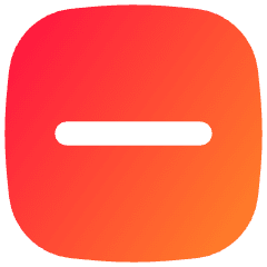 Align Center Horizontal Square Icon from Flex Gradient Set