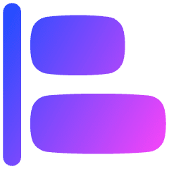 Align Left 1 Icon from Flex Gradient Set