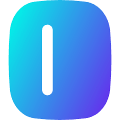 Align Left Vertical Icon from Flex Gradient Set