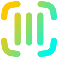 Align Three Vertical Frame Icon from Flex Gradient Set