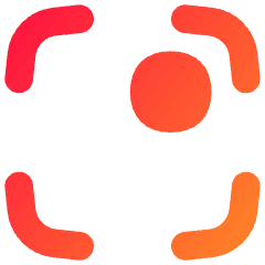 Align Top Right Frame Circle Icon from Flex Gradient Set