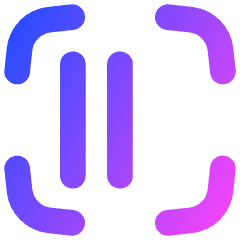 Align Two Left Frame Icon from Flex Gradient Set