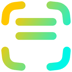 Align Two Top Frame Icon from Flex Gradient Set