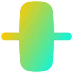 Align Vertical Center 2 Icon from Flex Gradient Set