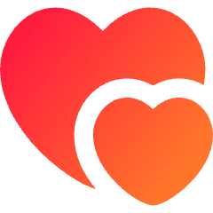Double Heart Icon from Flex Gradient Set