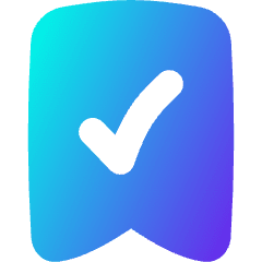 Validated Bookmark Icon from Flex Gradient Set