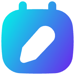 Calendar Edit Icon from Flex Gradient Set