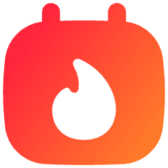 Calendar Fire Icon from Flex Gradient Set