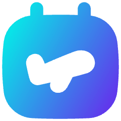 Calendar Flight Icon from Flex Gradient Set