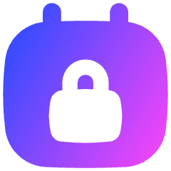 Calendar Lock Icon from Flex Gradient Set