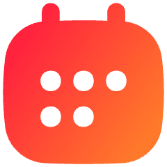 Calendar Mark Icon from Flex Gradient Set