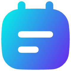 Calendar Note Icon from Flex Gradient Set