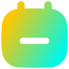 Calendar Subtract Icon from Flex Gradient Set